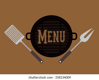 barbecue design, vector illustration