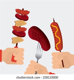 barbecue design, vector illustration eps10 graphic 