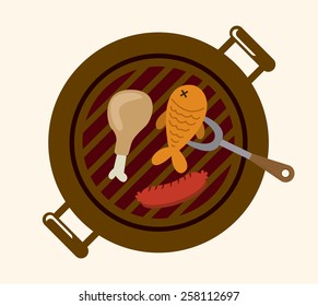 barbecue design, vector illustration eps10 graphic 