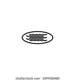 Barbecue eat cook grid vector illustration icon symbol pictogram