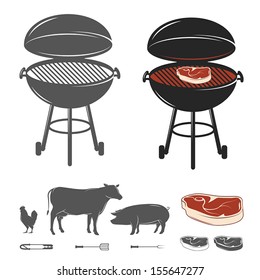 Barbecue elements set