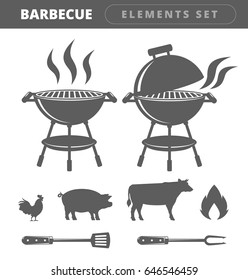 Barbecue elements set