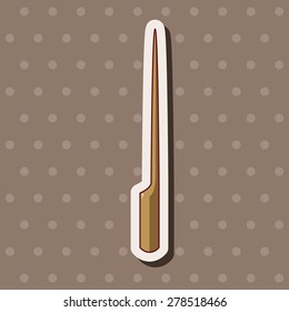 barbecue equipment clip and fork theme elements