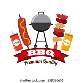 barbecue food  design, vector illustration eps10 graphic 