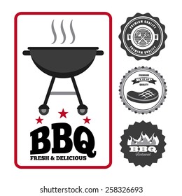 barbecue food  design, vector illustration eps10 graphic 