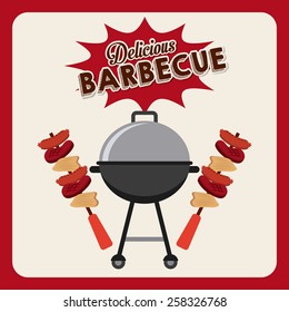 barbecue food  design, vector illustration eps10 graphic 