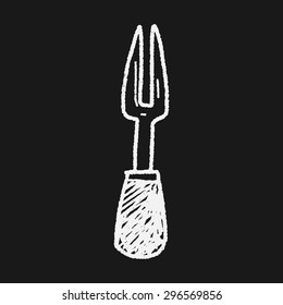 Barbecue fork doodle
