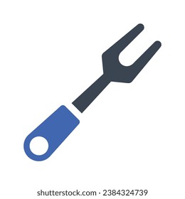 Barbecue fork Icon, Vector Graphics