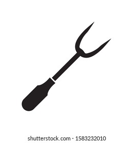 barbecue fork vector icon trendy design