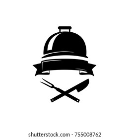Barbecue grill in black simple silhouette style icons vector illustration for design and web isolated on white background.