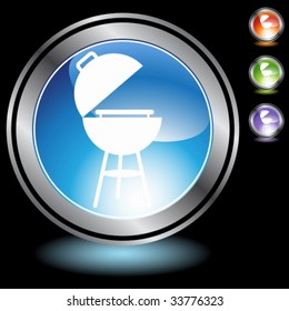 barbecue grill chrome crystal