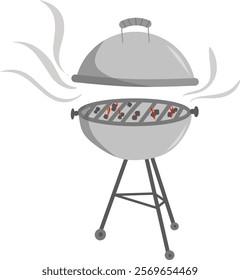 Barbecue Grill clipart drawing illustration 