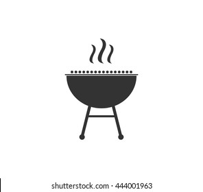 Barbecue grill icon. BBQ vector icon. barbecue oven icon. 