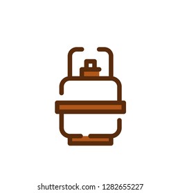 Barbecue and grill icon related. Single high quality barbecue and grill related icon. Isolated barbecue and grill symbols in white background. Graphic icons element
