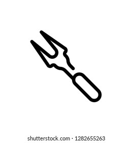 Barbecue and grill icon related. Single high quality barbecue and grill related icon. Isolated barbecue and grill symbols in white background. Graphic icons element
