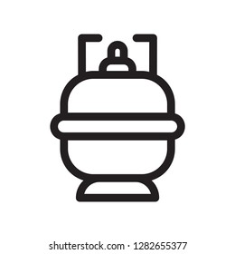 Barbecue and grill icon related. Single high quality barbecue and grill related icon. Isolated barbecue and grill symbols in white background. Graphic icons element
