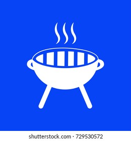 barbecue grill icon vector