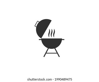 Barbecue, grill icon. Vector illustration. flat design.