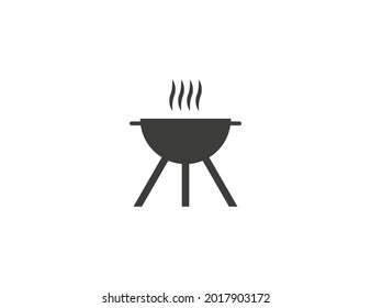 Barbecue, grill icon. Vector illustration. flat design.