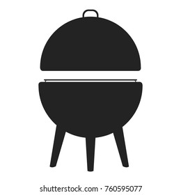Barbecue grill isolated on white background, Vector illustration