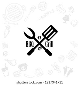 barbecue grill logo icon graphic buffet restaurant