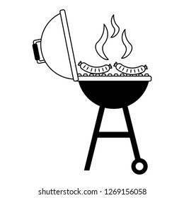 barbecue grill sausages