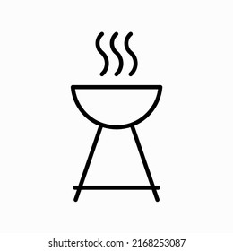 Barbecue Grill Simple Vector Icon