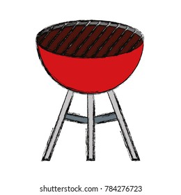 barbecue grill  vector illustration