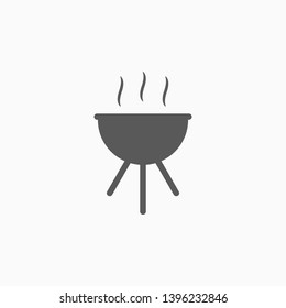 barbecue icon, bbq vector, food illustration