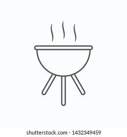 barbecue icon, bbq vector, food illustration