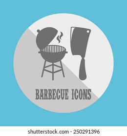 barbecue icon design, vector illustration eps10 graphic 