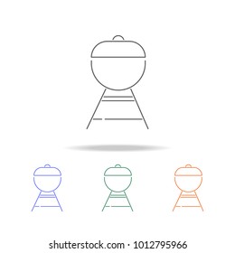 Barbecue icon. Element of kitchen accessories multi colored icons for mobile concept and web apps. Thin line icon for website design and development. Premium icon on white background