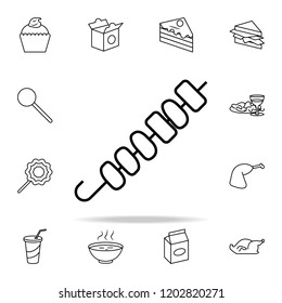 barbecue icon. Fast food icons universal set for web and mobile