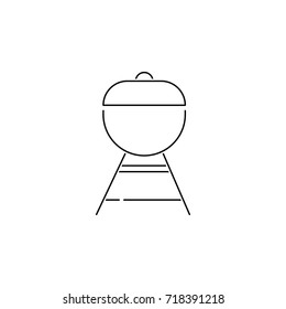 Barbecue Icon on white background