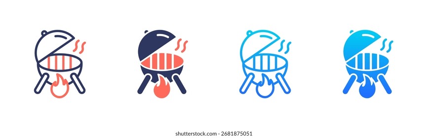 Barbecue Icon Pack Em Vários Estilos