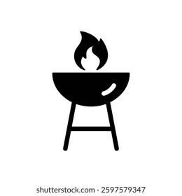 barbecue icon. roasted grill barbeque  icon