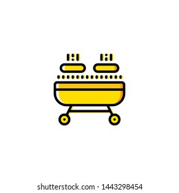 barbecue icon sign signifier vector