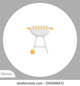 Barbecue icon sign vector,Symbol, logo illustration for web and mobile