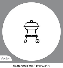 Barbecue icon sign vector,Symbol, logo illustration for web and mobile