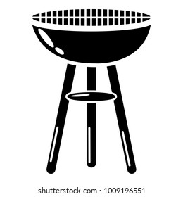 Barbecue icon. Simple illustration of barbecue vector icon for web.