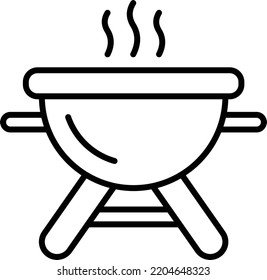 Barbecue icon, symbol or logo