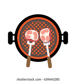 Barbecue Icon Vector.