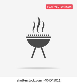 Barbecue icon. Vector concept illustration for design.