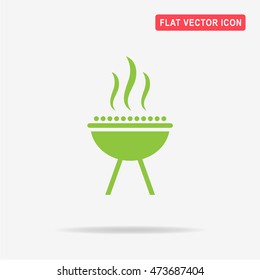 Barbecue icon. Vector concept illustration for design.