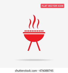 Barbecue icon. Vector concept illustration for design.