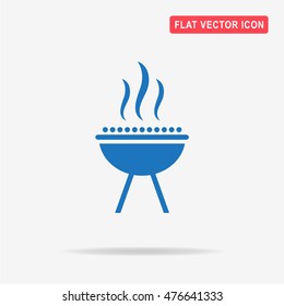 Barbecue icon. Vector concept illustration for design.