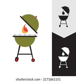 Barbecue icon vector illustration background