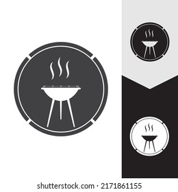Barbecue icon vector illustration background