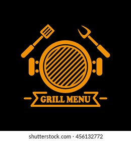 Barbecue icon vector illustration EPS 10.