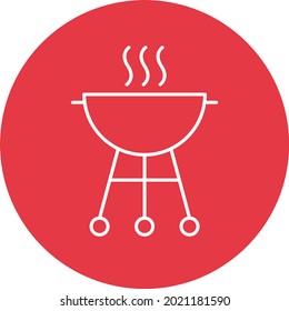 Barbecue icon vector image. Can also be used for web apps, mobile apps and print media.